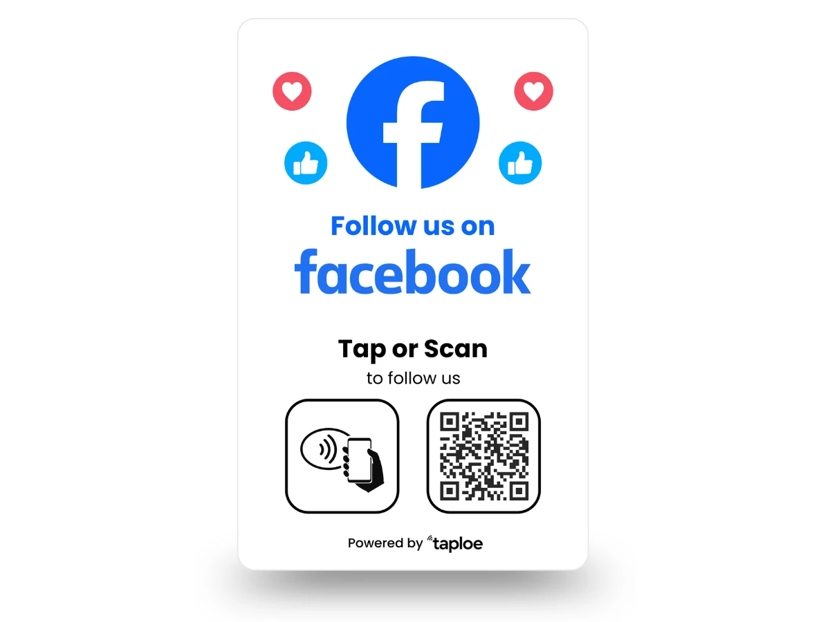 Carga de logo y enlace de Facebook