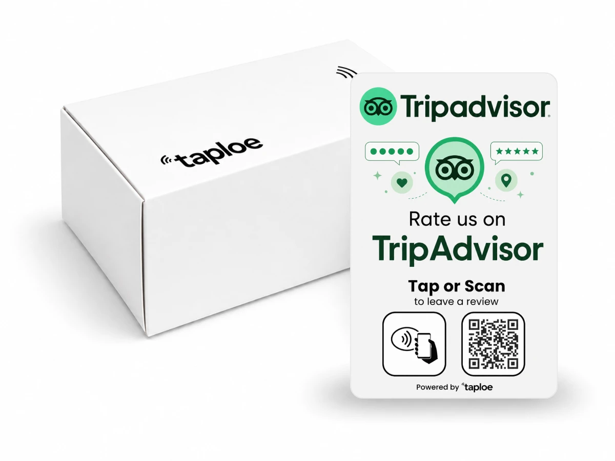 Producción y entrega de tarjeta para TripAdvisor